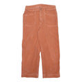 PATAGONIA Mens Cotton Blend Orange Regular Straight Trousers W32 L28 Casual