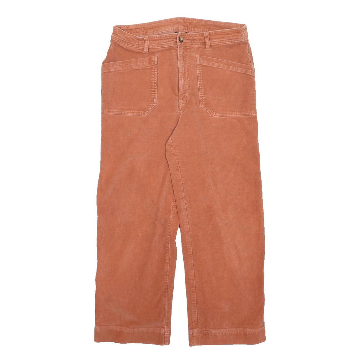 PATAGONIA Mens Cotton Blend Orange Regular Straight Trousers W32 L28 Casual