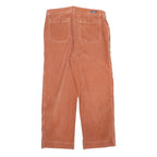 PATAGONIA Mens Cotton Blend Orange Regular Straight Trousers W32 L28 Casual