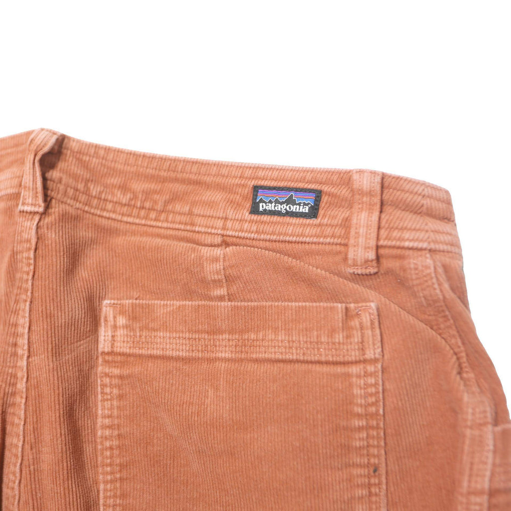 PATAGONIA Mens Cotton Blend Orange Regular Straight Trousers W32 L28 Casual