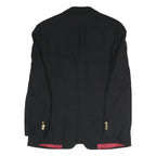 MCGREGOR Mens Black Jacket M Polyester Blend Plain Button Closure Classic