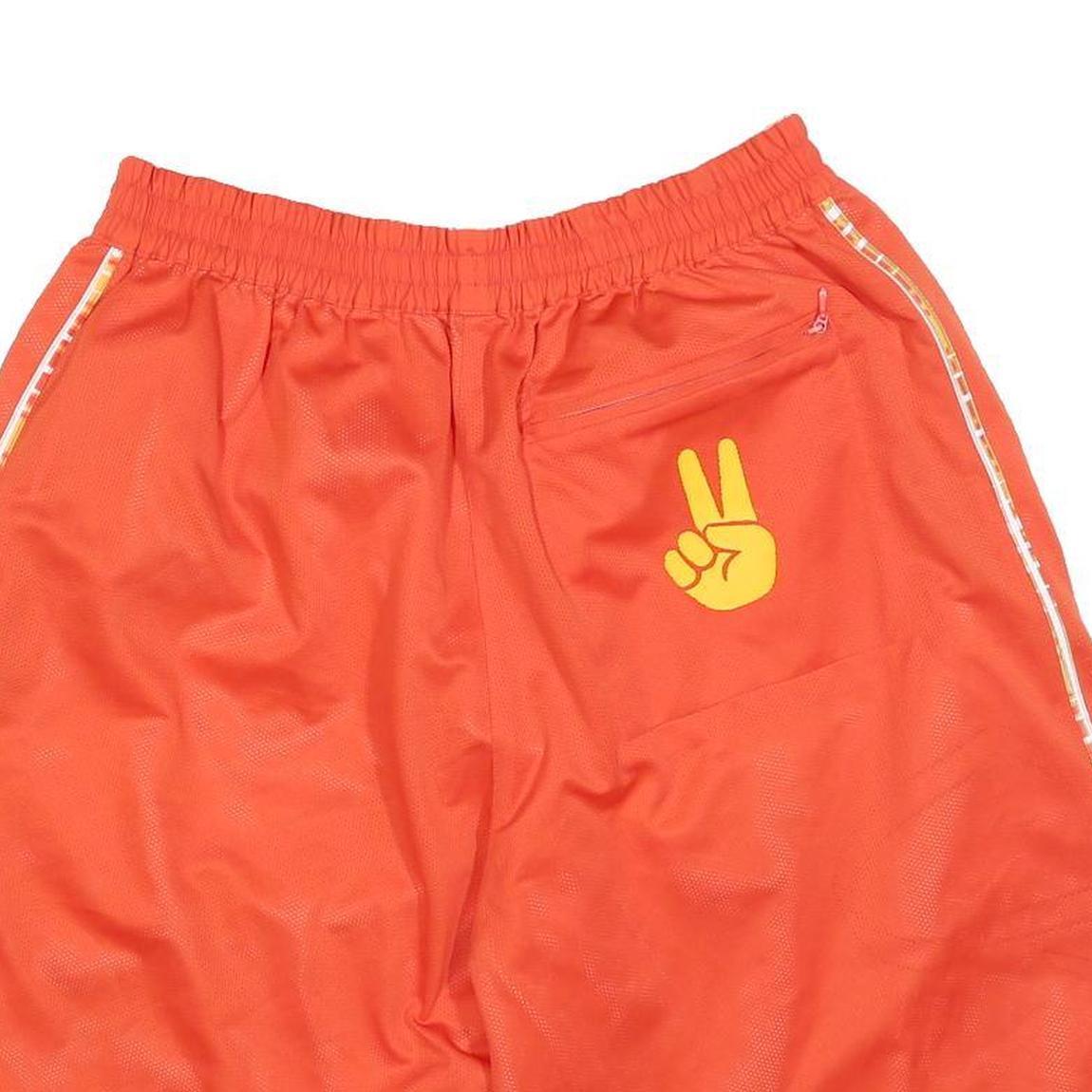 KIX Mens Shorts Orange Casual L W32 Lightweight Polyester Blend