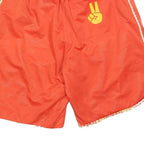 KIX Mens Shorts Orange Casual L W32 Lightweight Polyester Blend