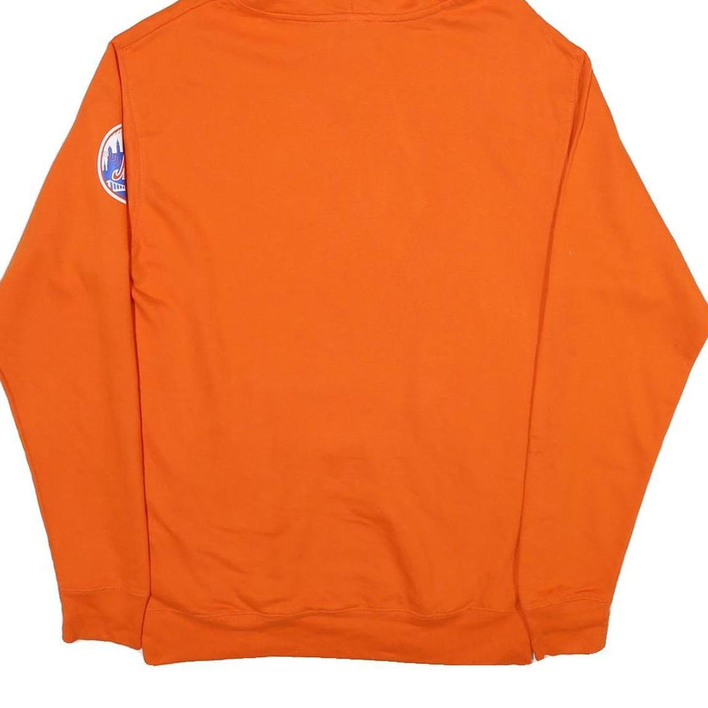 T7L Mens Orange The 7 Line Army Hoodie M Cotton Blend Long Sleeve Casual