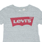 LEVI'S Womens T-Shirt Grey XS