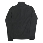 ADIDAS Womens Black Jacket UK 10 Polyester Zip Plain Casual Lightweight