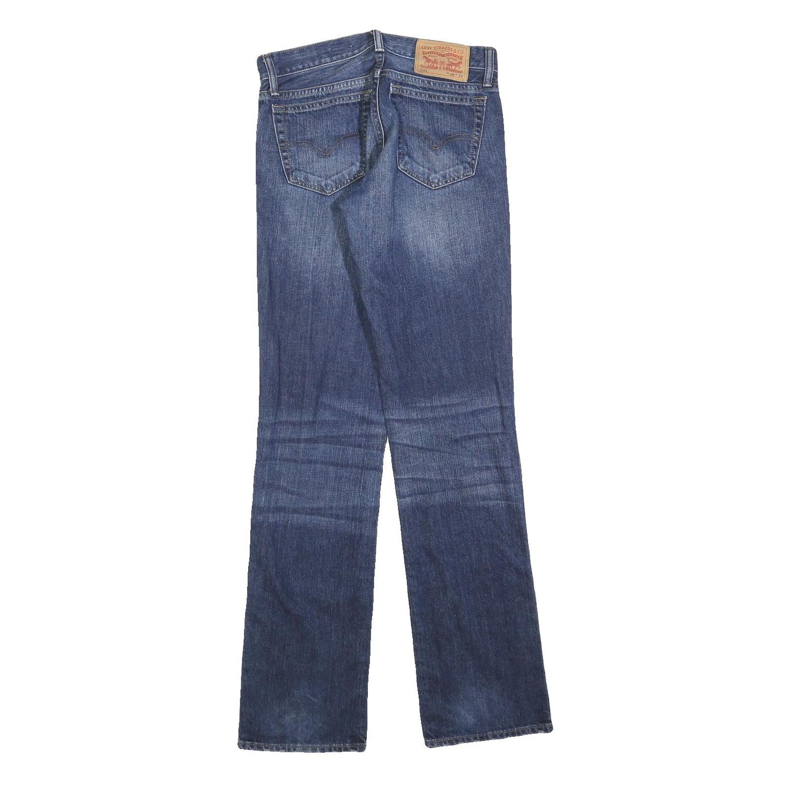 LEVI'S 531 Mens Jeans Blue Regular Straight Denim Medium W28 L34 Classic Cotton