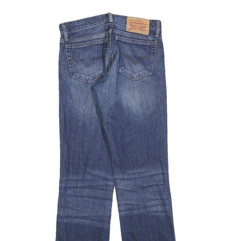 LEVI'S 531 Mens Jeans Blue Regular Straight Denim Medium W28 L34 Classic Cotton