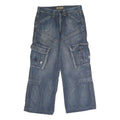 INTERFLOW JEANS Mens Blue Regular Relaxed Denim Medium W32 L28 Cargo Pocket
