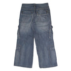 INTERFLOW JEANS Mens Blue Regular Relaxed Denim Medium W32 L28 Cargo Pocket