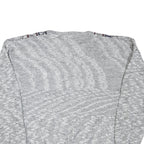 THE FOX Mens Grey Jumpers Patterned Crew Neck Basic Knit XL Wool Warm Casual