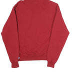 CHAMPION Womens Red This Mom Loves Her Cougs Pullover Hoodie M Cotton Blend