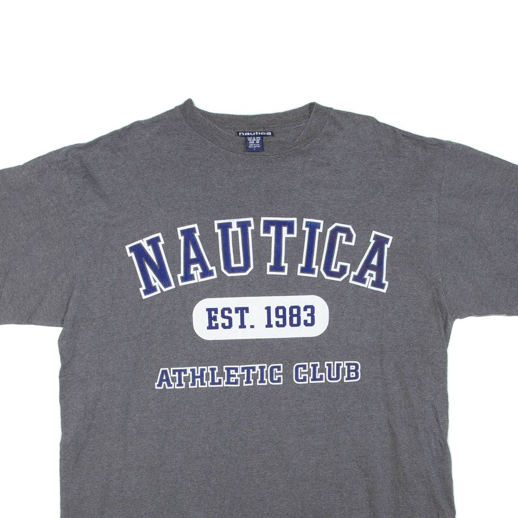 NAUTICA Mens T-Shirt Grey L