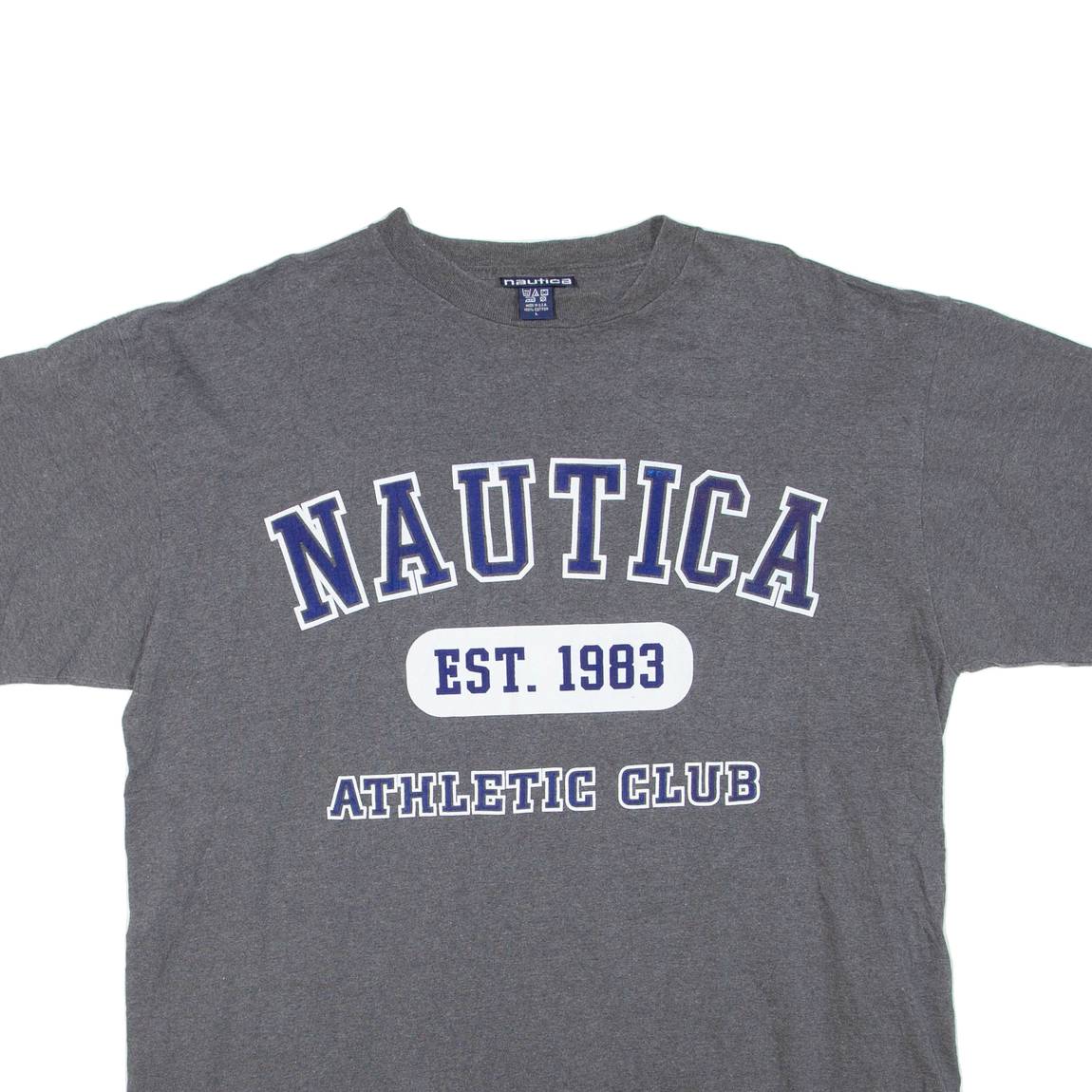 NAUTICA Mens T-Shirt Grey L
