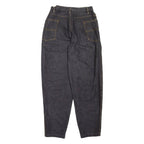 FORCE Womens Jeans Black Regular Mom W26 L28