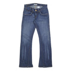 LEVI'S Womens Regular Fit Blue Denim Straight Jeans W28 L30 Classic Cotton Zip