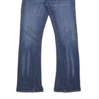 LEVI'S Womens Regular Fit Blue Denim Straight Jeans W28 L30 Classic Cotton Zip