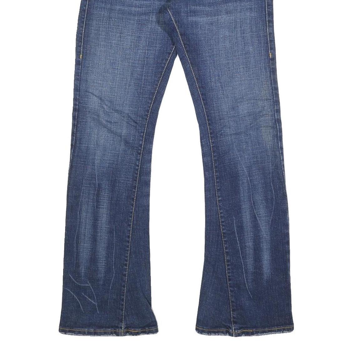 LEVI'S Womens Regular Fit Blue Denim Straight Jeans W28 L30 Classic Cotton Zip