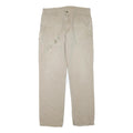CARHARTT Mens Cotton Blend Beige Regular Leg Trousers W38 L35 Workwear Durable
