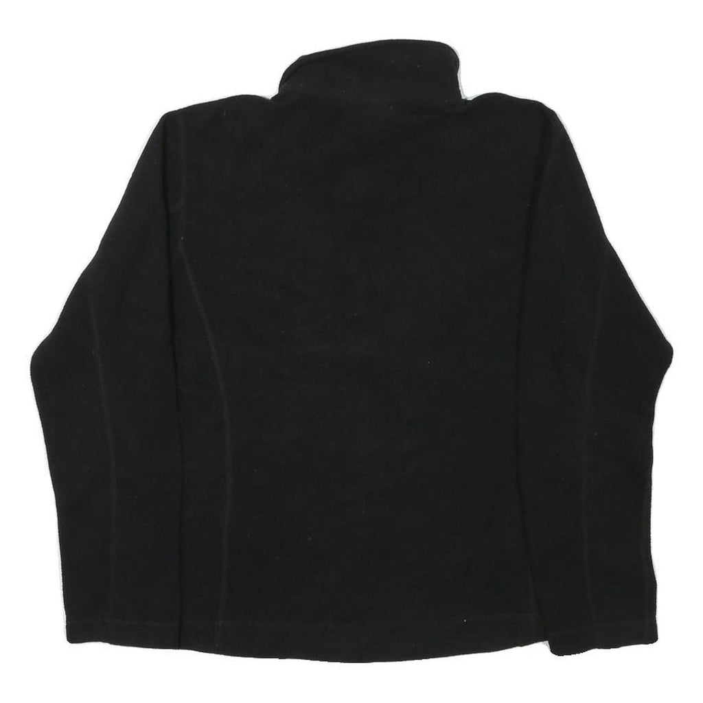 PATAGONIA Womens Black Plain Pullover Round Neck Basic Knit S Fleece Jumper