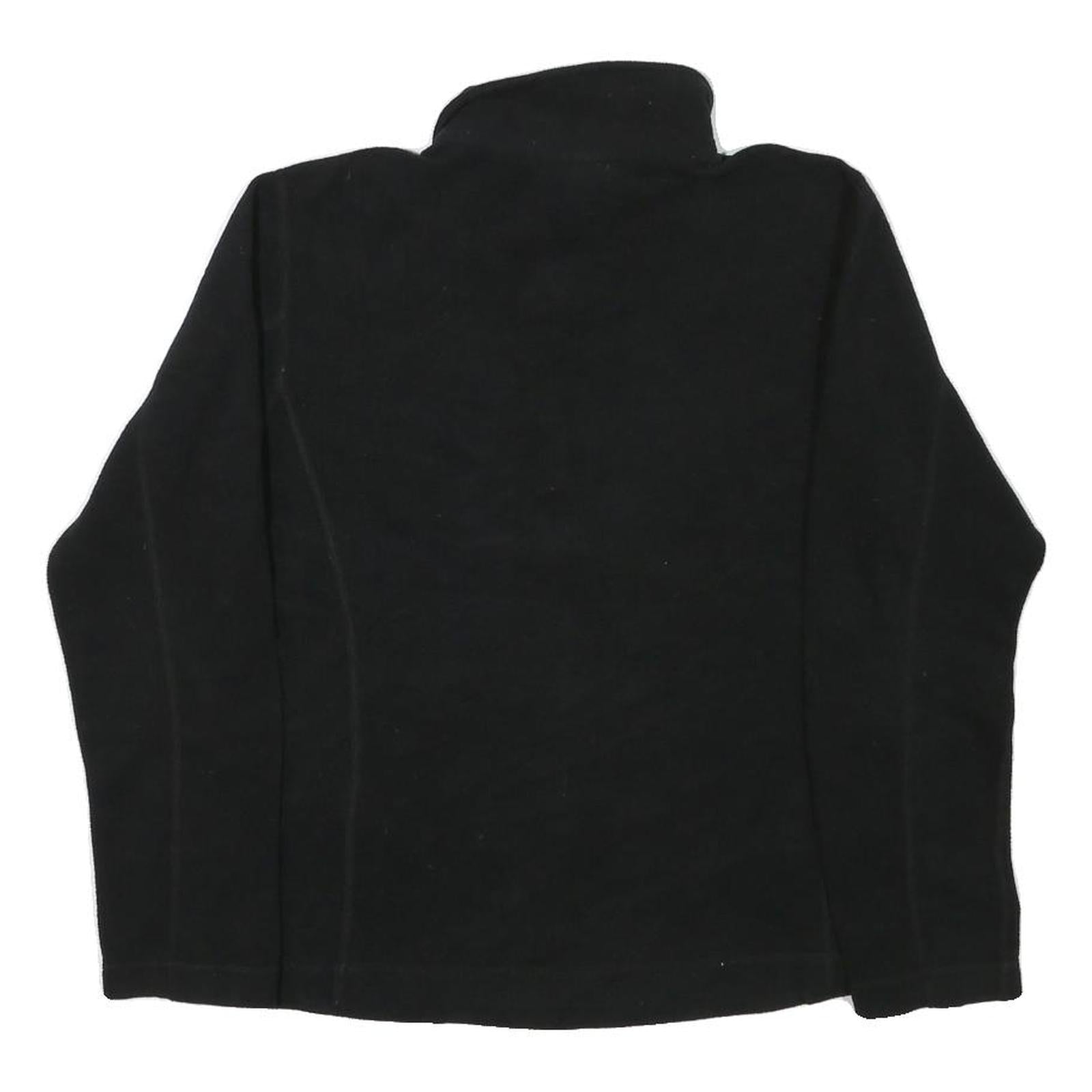 PATAGONIA Womens Black Plain Pullover Round Neck Basic Knit S Fleece Jumper