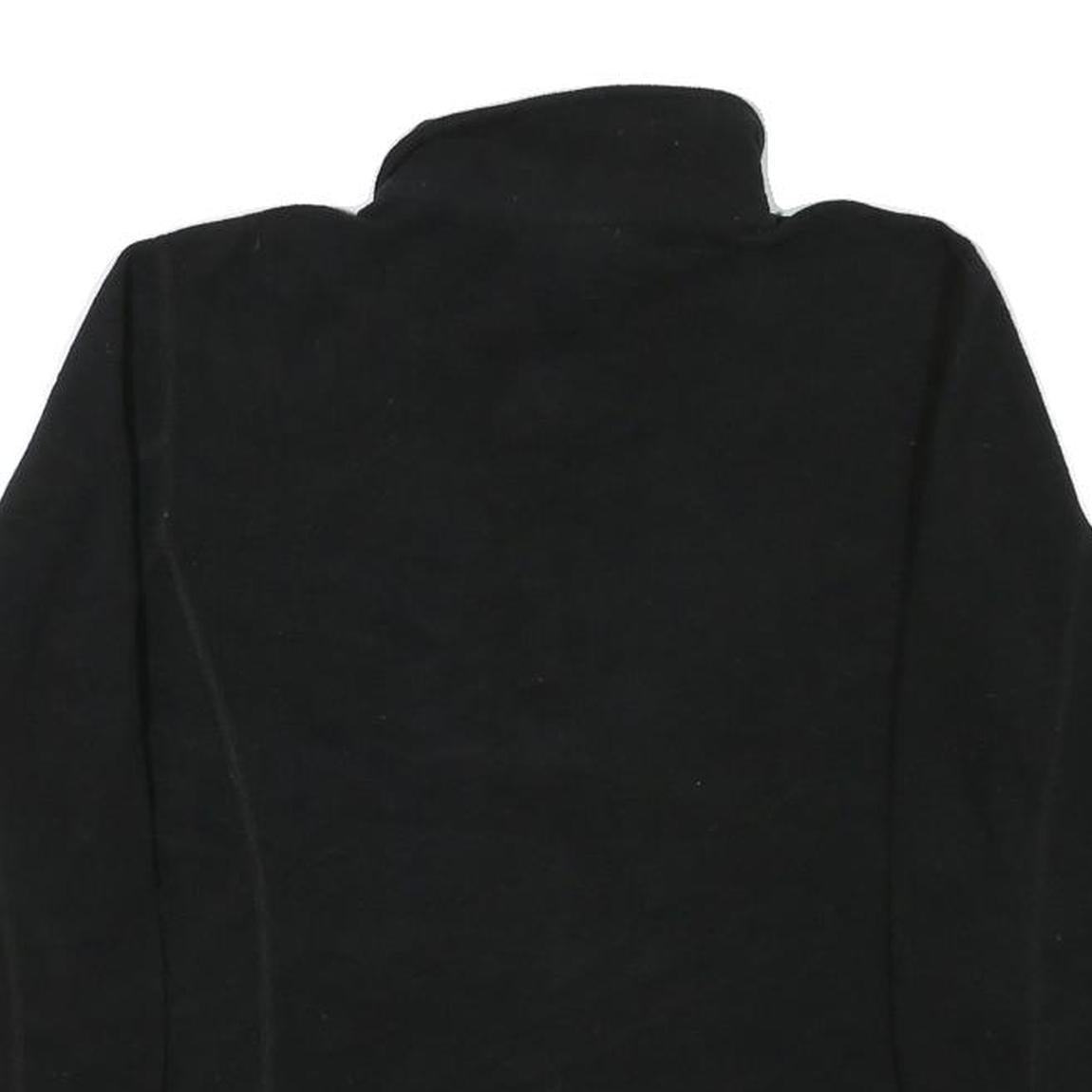 PATAGONIA Womens Black Plain Pullover Round Neck Basic Knit S Fleece Jumper