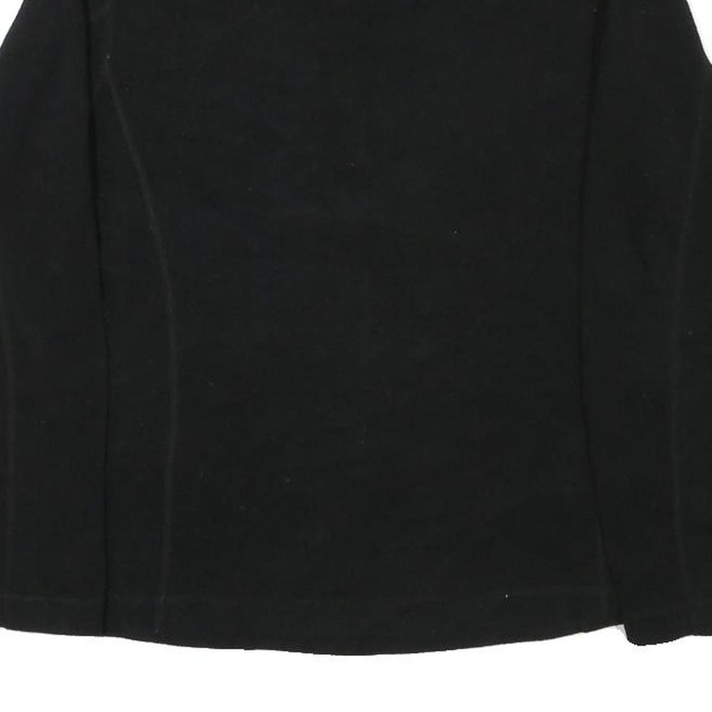 PATAGONIA Womens Black Plain Pullover Round Neck Basic Knit S Fleece Jumper