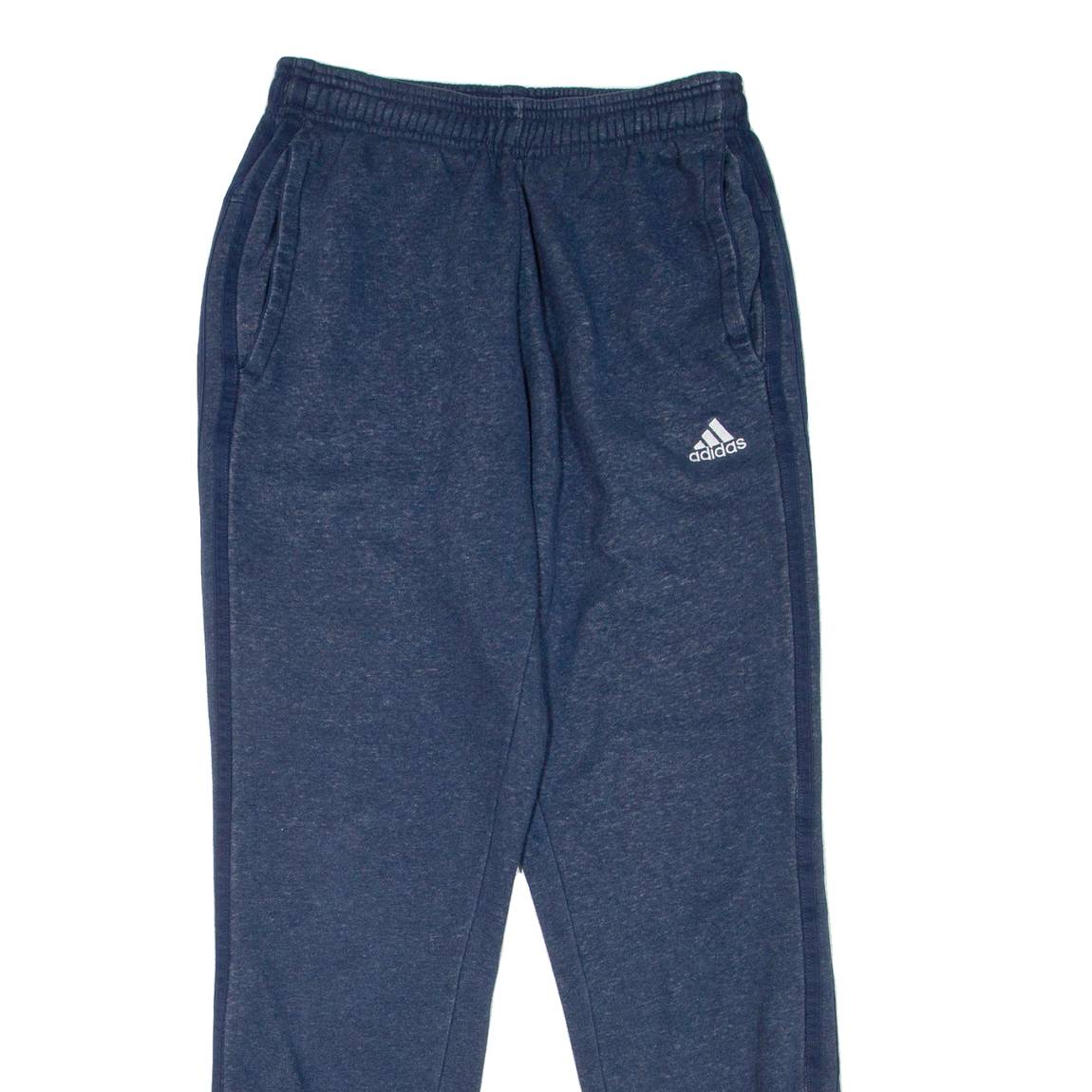 ADIDAS Mens Joggers Blue Tapered S W28 L29