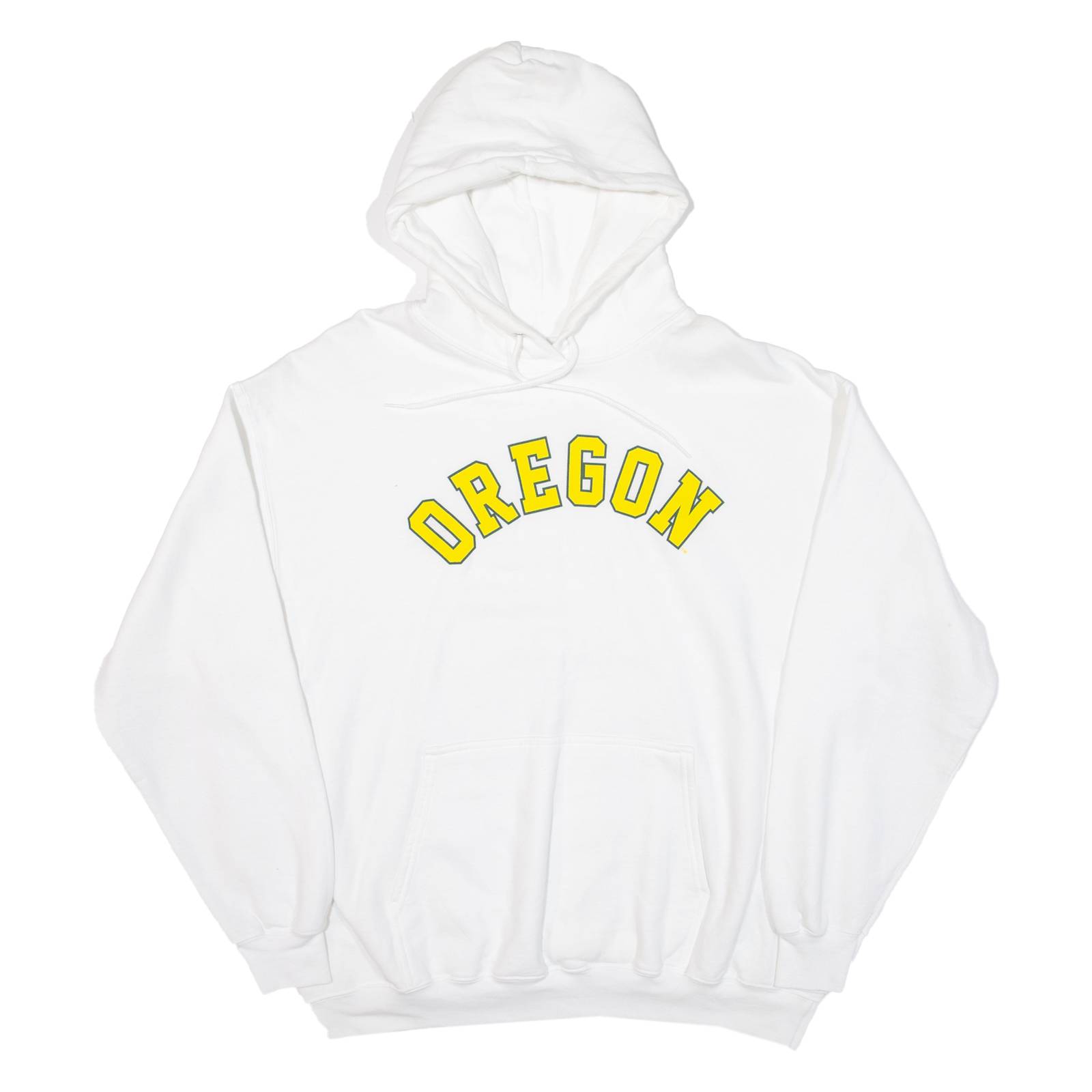 PORT & COMPANY Oregon Mens White Hoodie USA XL