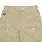 CARHARTT Mens Shorts Beige Relaxed Fit Cargo XL W32 Workwear Utility Cotton