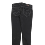 LEVI'S 524 Womens Jeans Black Slim Skinny Denim W30 L30 Stylish Stretch