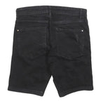 FIRETRAP Mens Black Casual Denim Distressed Shorts M W30 Cotton Blend