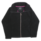 CALVIN KLEIN PERFORMANCE Womens Black Plain Jumper Full Zip Basic Knit M Jacket