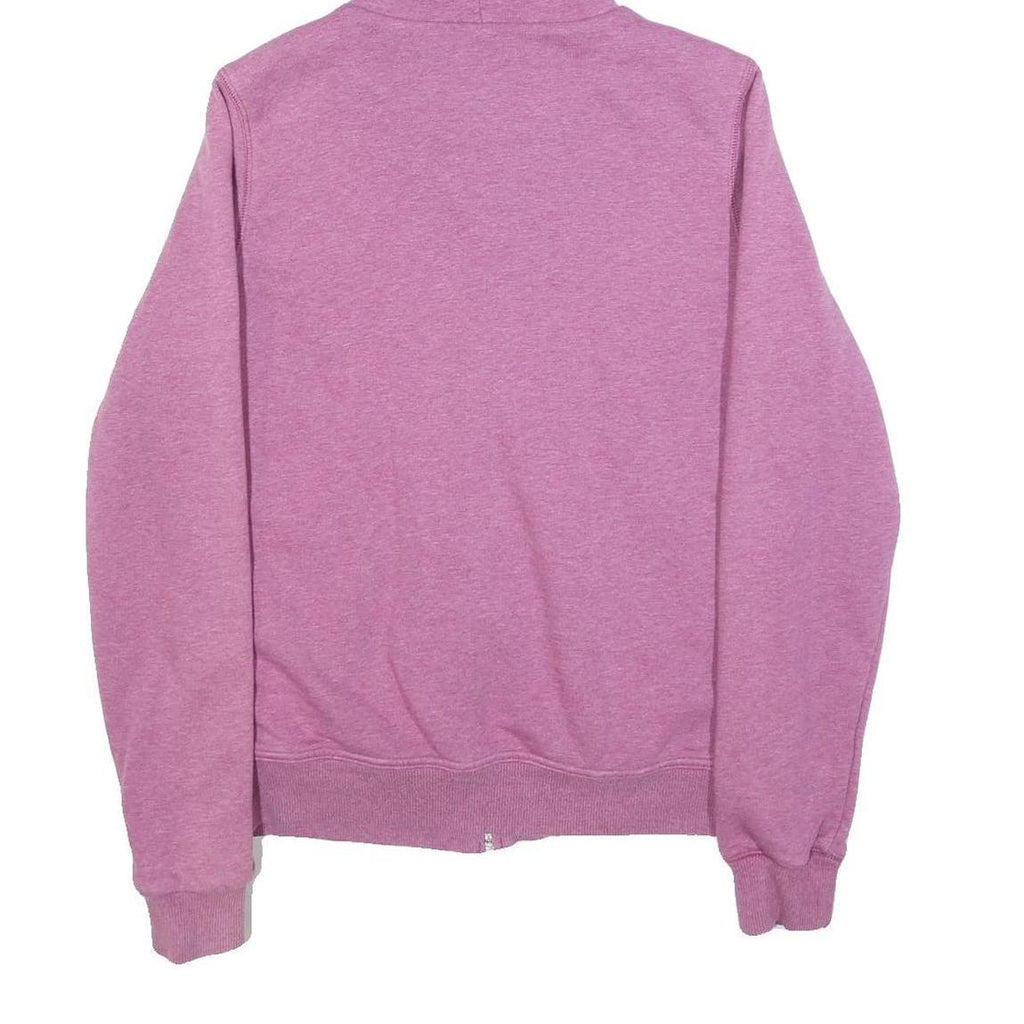 NIKE Womens Purple Pullover Hoodie L Cotton Blend Zip Up Casual Sweatshirt