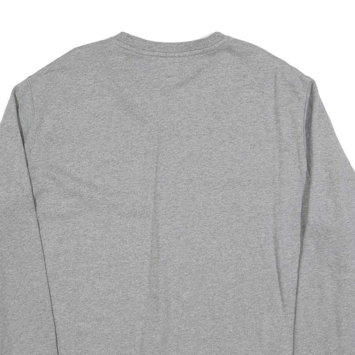 LEVI'S Mens Grey Crew Neck Cotton Blend Pullover XL Long Sleeve Sweatshirt