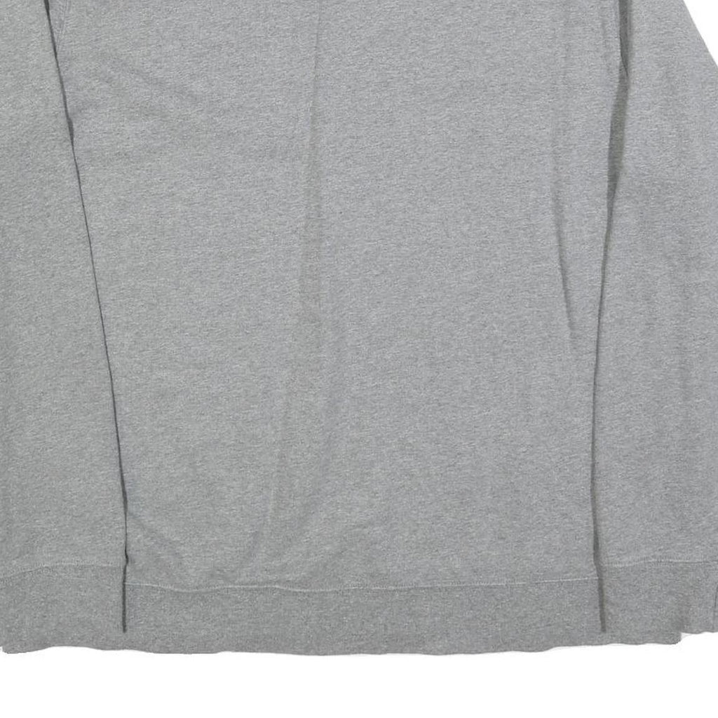 LEVI'S Mens Grey Crew Neck Cotton Blend Pullover XL Long Sleeve Sweatshirt