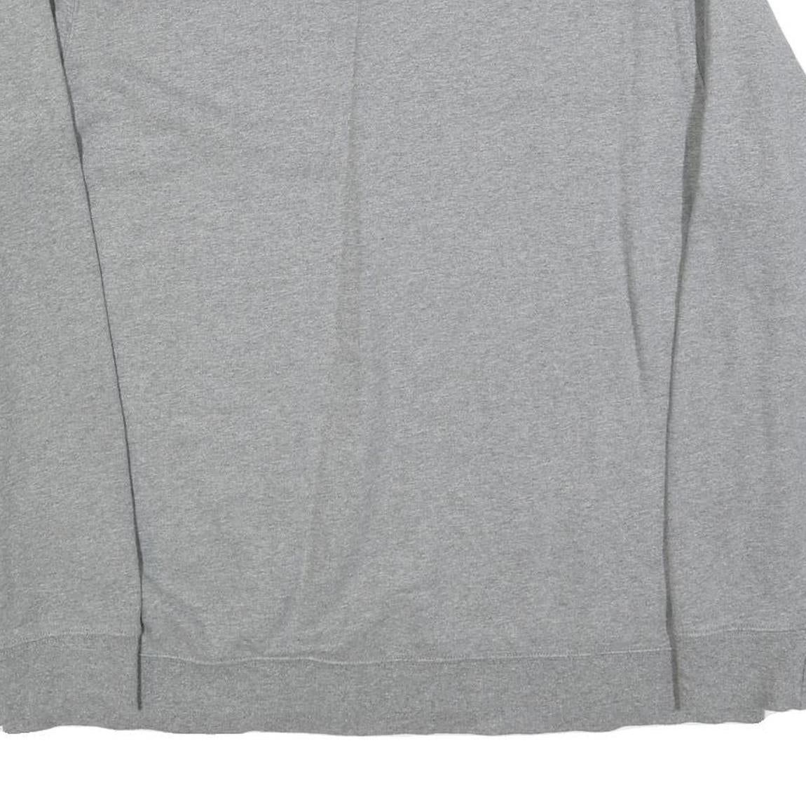 LEVI'S Mens Grey Crew Neck Cotton Blend Pullover XL Long Sleeve Sweatshirt
