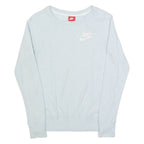 NIKE Mens T-Shirt Blue Long Sleeve XS