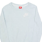 NIKE Mens T-Shirt Blue Long Sleeve XS