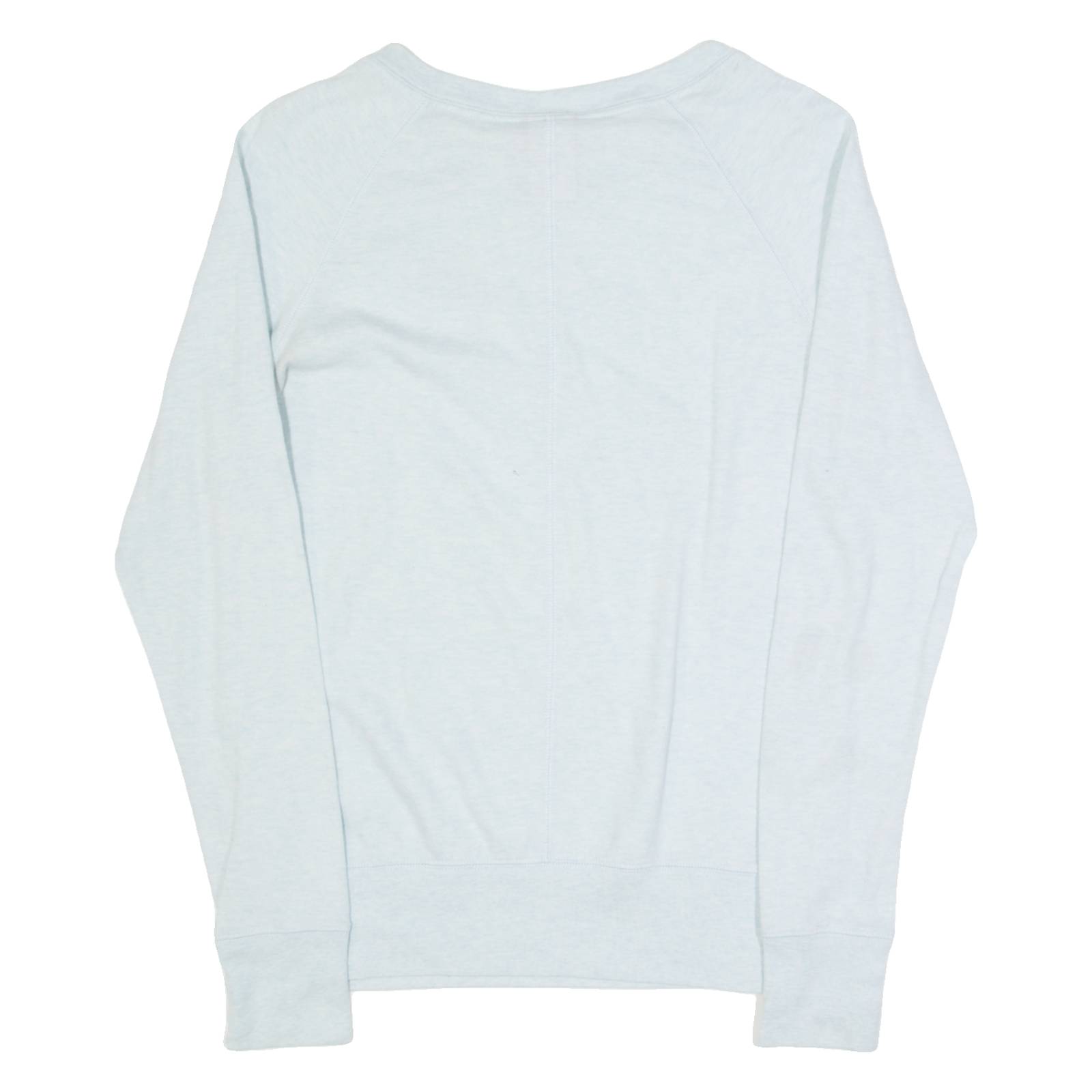 NIKE Mens T-Shirt Blue Long Sleeve XS
