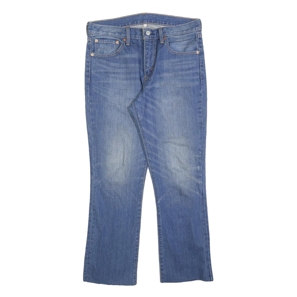 LEVI'S Womens Blue Regular Straight Denim Medium W30 L27 Classic Cotton Blend
