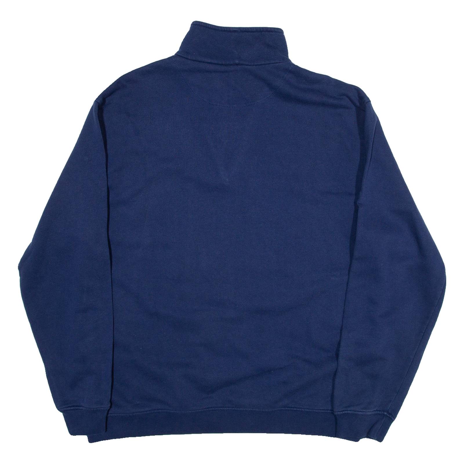 SWITCHER Mens Sweatshirt Blue 1/4 Zip L