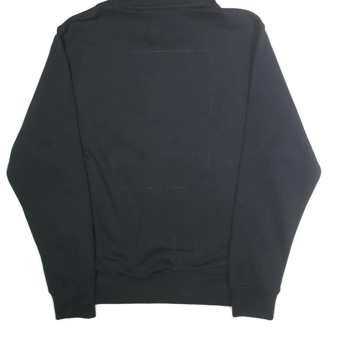 NIKE Mens Black Hoodie S Cotton Pullover Classic Logo Casual