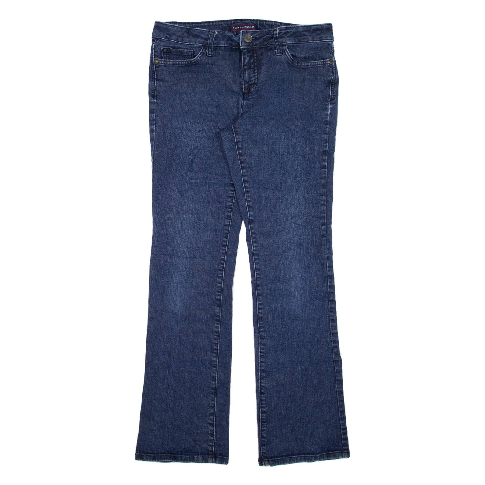 TOMMY HILFIGER Womens Jeans Blue Classic Bootcut W32 L30