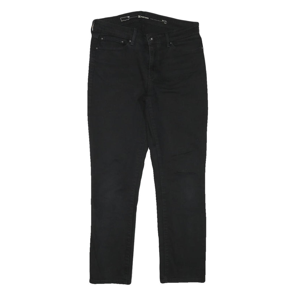 LEVI'S Womens Black Slim Skinny Denim Jeans Cotton Blend W30 L27 Stylish