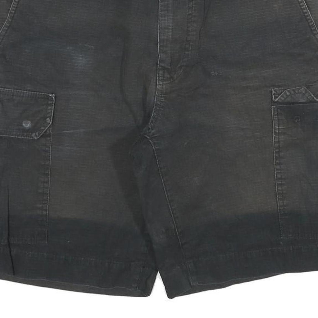 DICKIES Mens Shorts Black Cargo L W30 Workwear Casual Cotton Blend