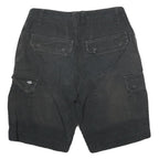 DICKIES Mens Shorts Black Cargo L W30 Workwear Casual Cotton Blend