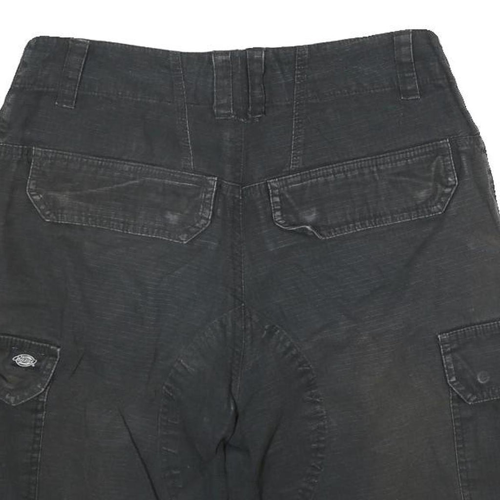 DICKIES Mens Shorts Black Cargo L W30 Workwear Casual Cotton Blend