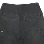DICKIES Mens Shorts Black Cargo L W30 Workwear Casual Cotton Blend