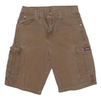 DICKIES Mens Shorts Brown Cargo Casual L W32 Workwear Cotton Blend